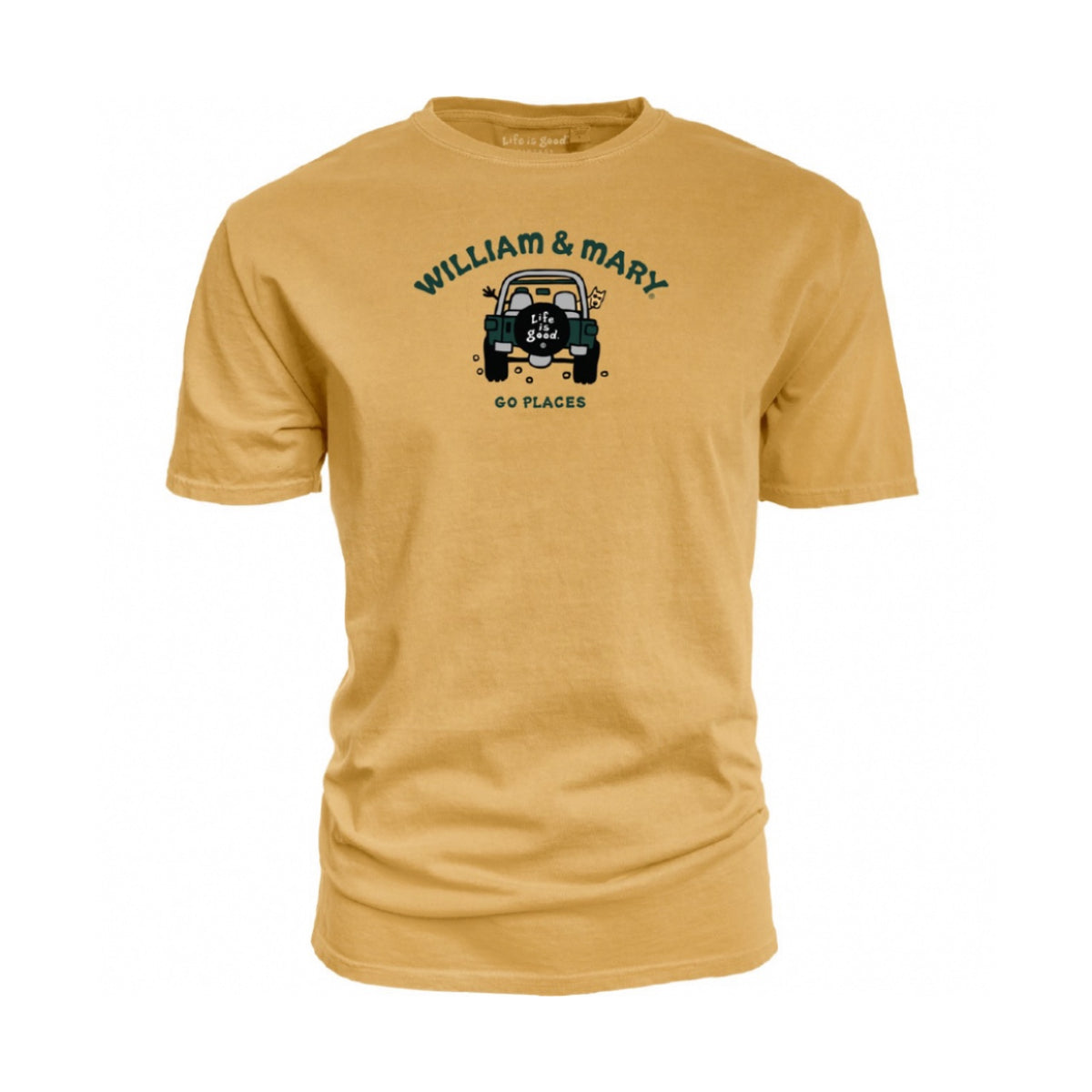 Life is good shirt yellow hotsell