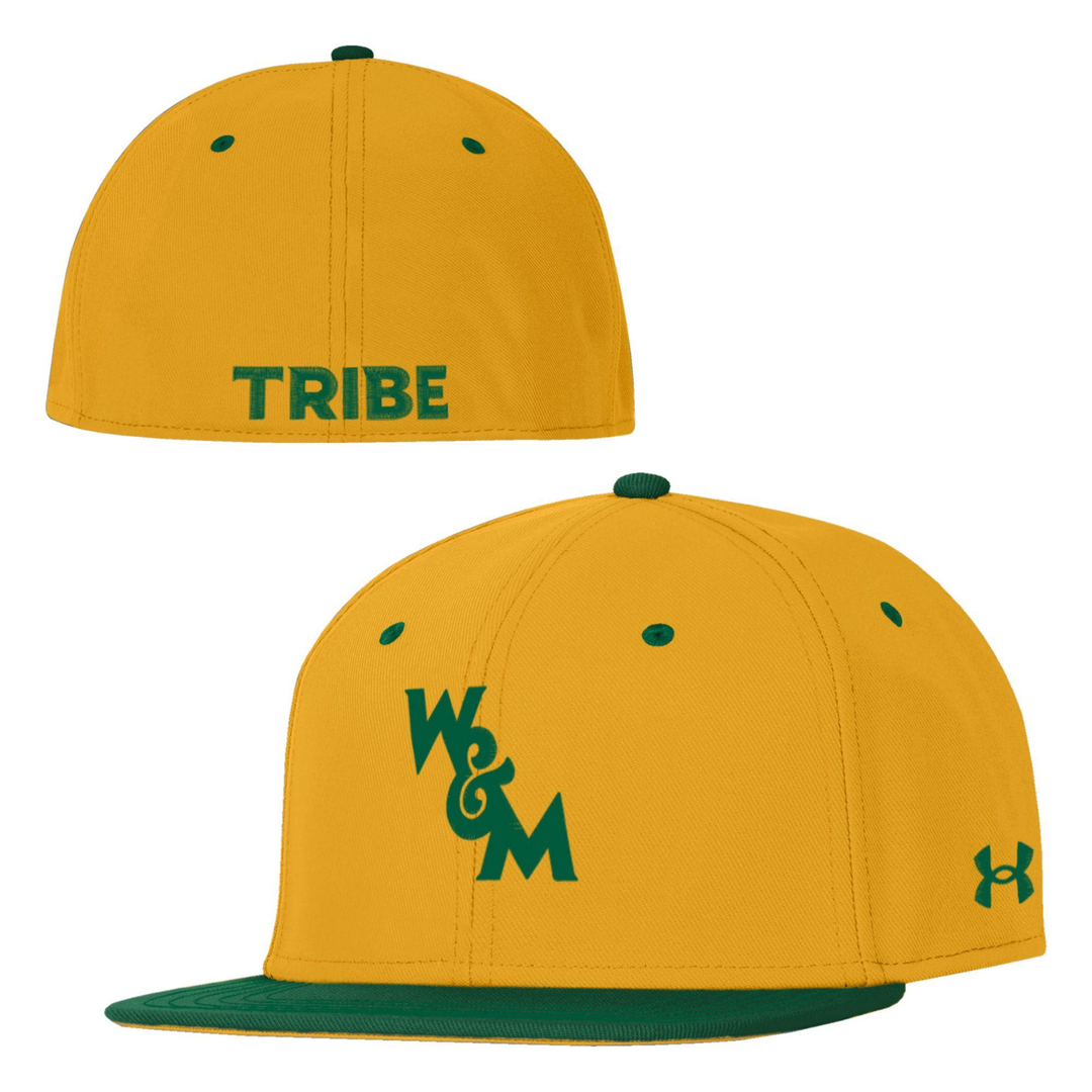 William & Mary Flat Bill Fitted Hat – Campus Shop VA